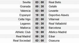 Jadwal Liga Spanyol 1